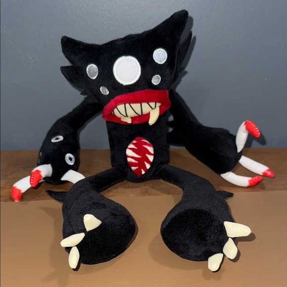 Killy Willy Monster Plush 12" Black Huggy Wuggy Spider Boss Poppy PlayTime Goth - Picture 1 of 8